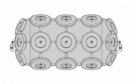 Défenses pneumatiques avec filet de pneus